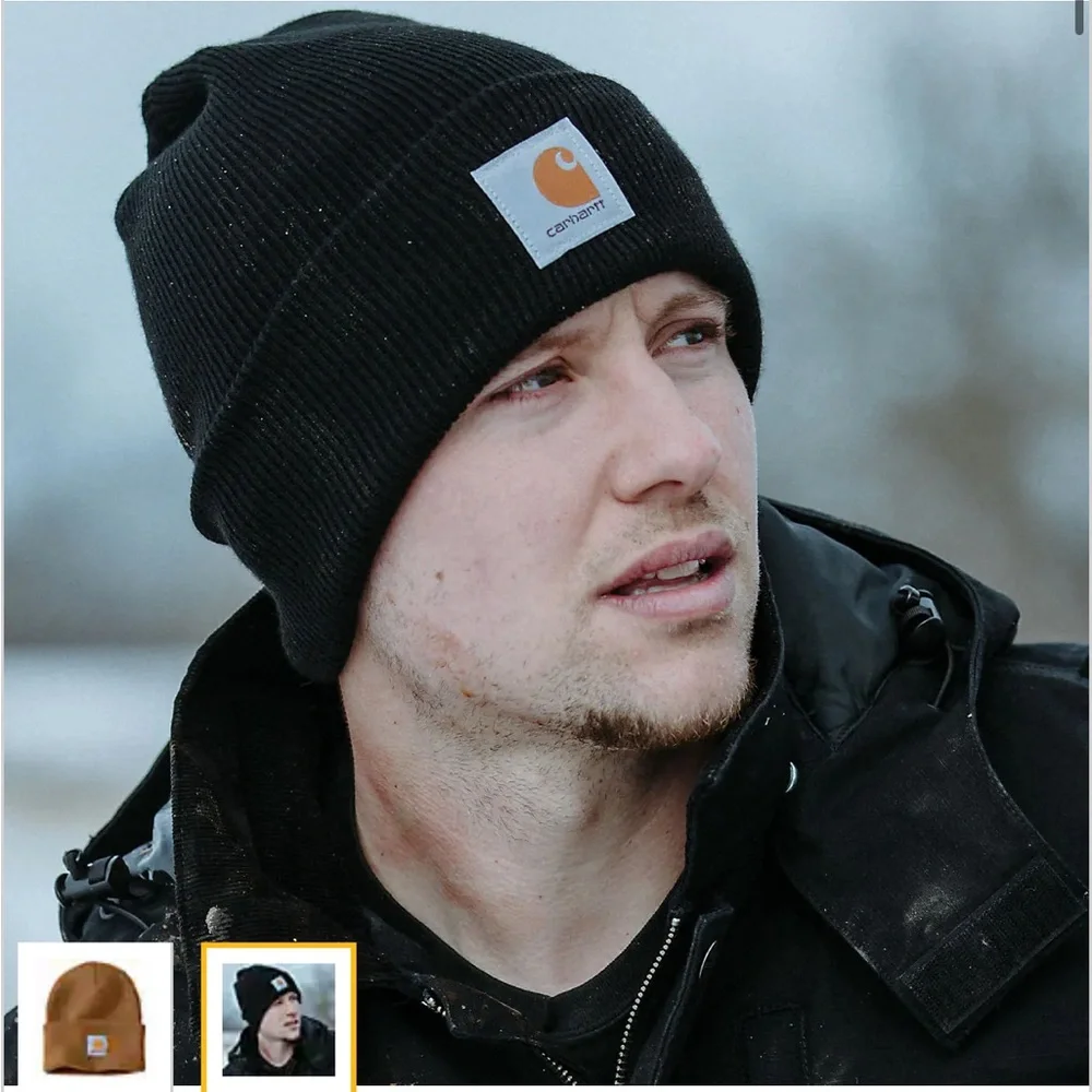 Carhartt Knit Cuffed Beanie Brown - Picture 2 of 6